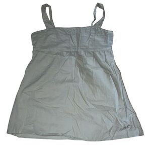 Hollister Gray Fitted Bustier Tank Top